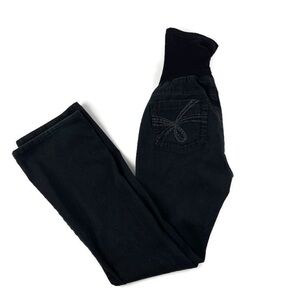Wallflower Womens Maternity Jeans Black Medium
